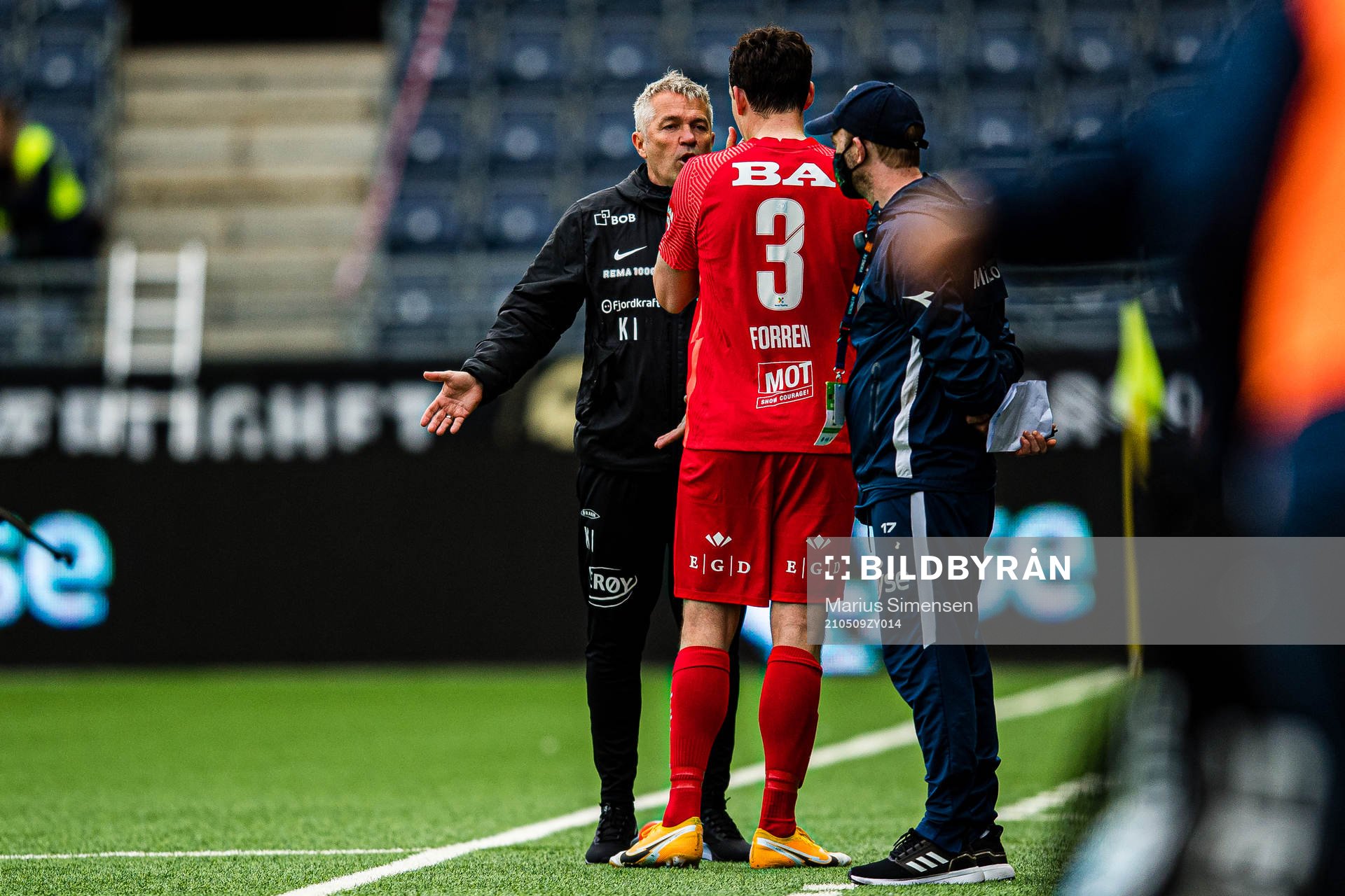 Kåre Ingebrigtsen, head coach of Brann, and Vegard