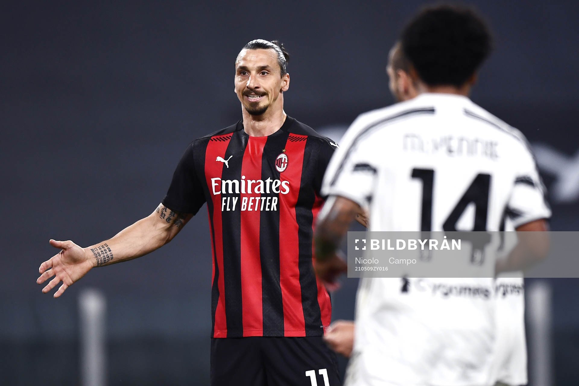 Zlatan Ibrahimovic of Milan