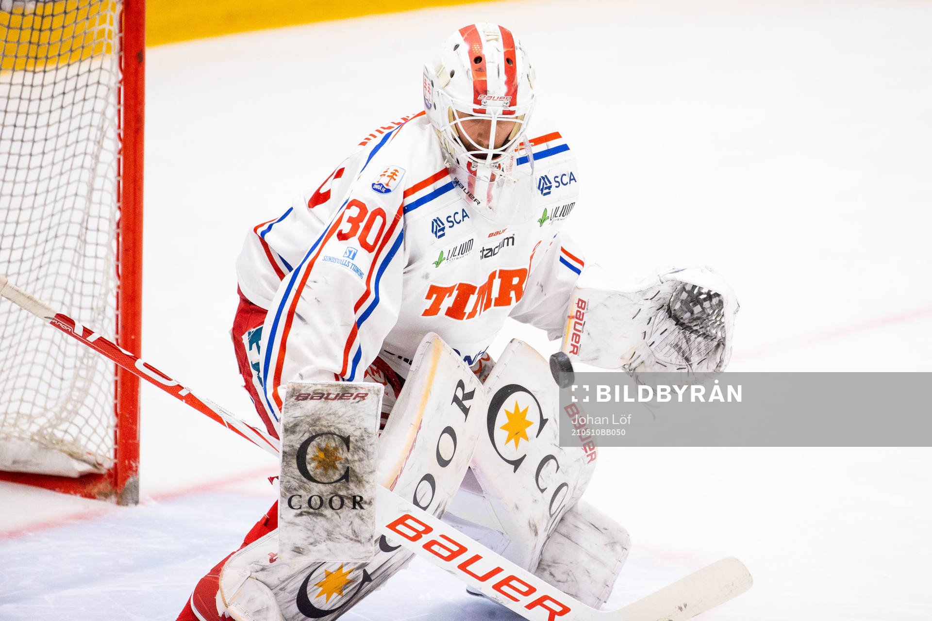 Timrås målvakt Jacob Johansson