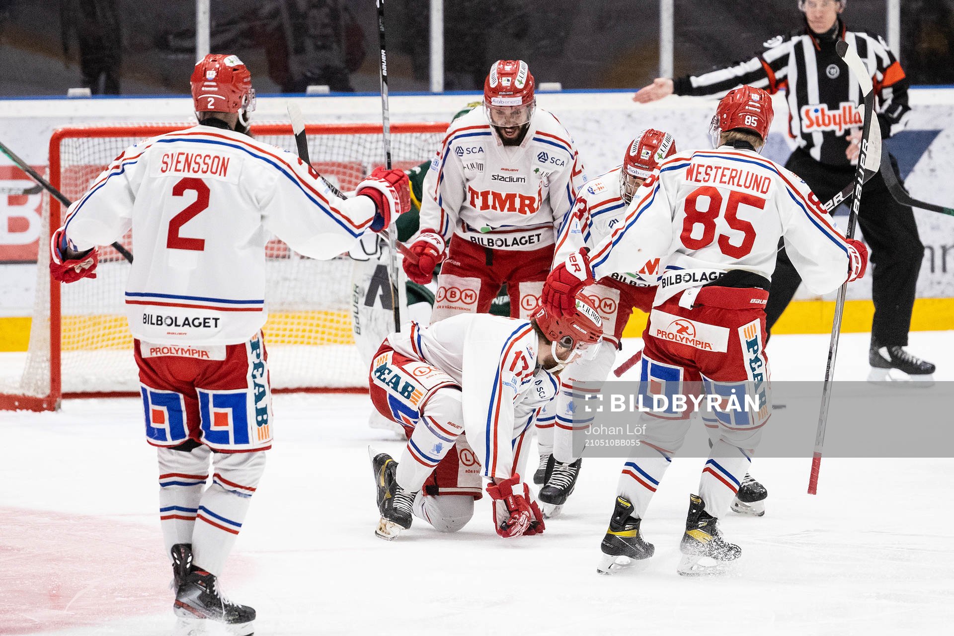 Timrås Johan Lindholm jublar