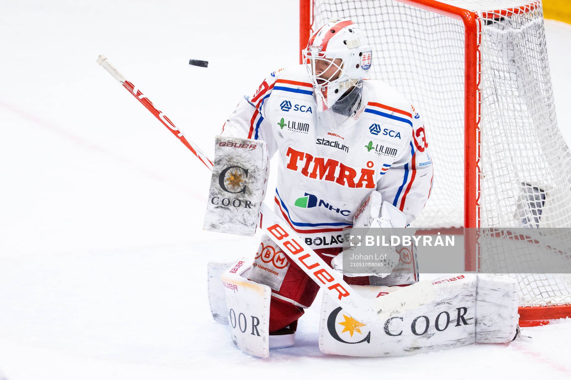 Timrås målvakt Jacob Johansson