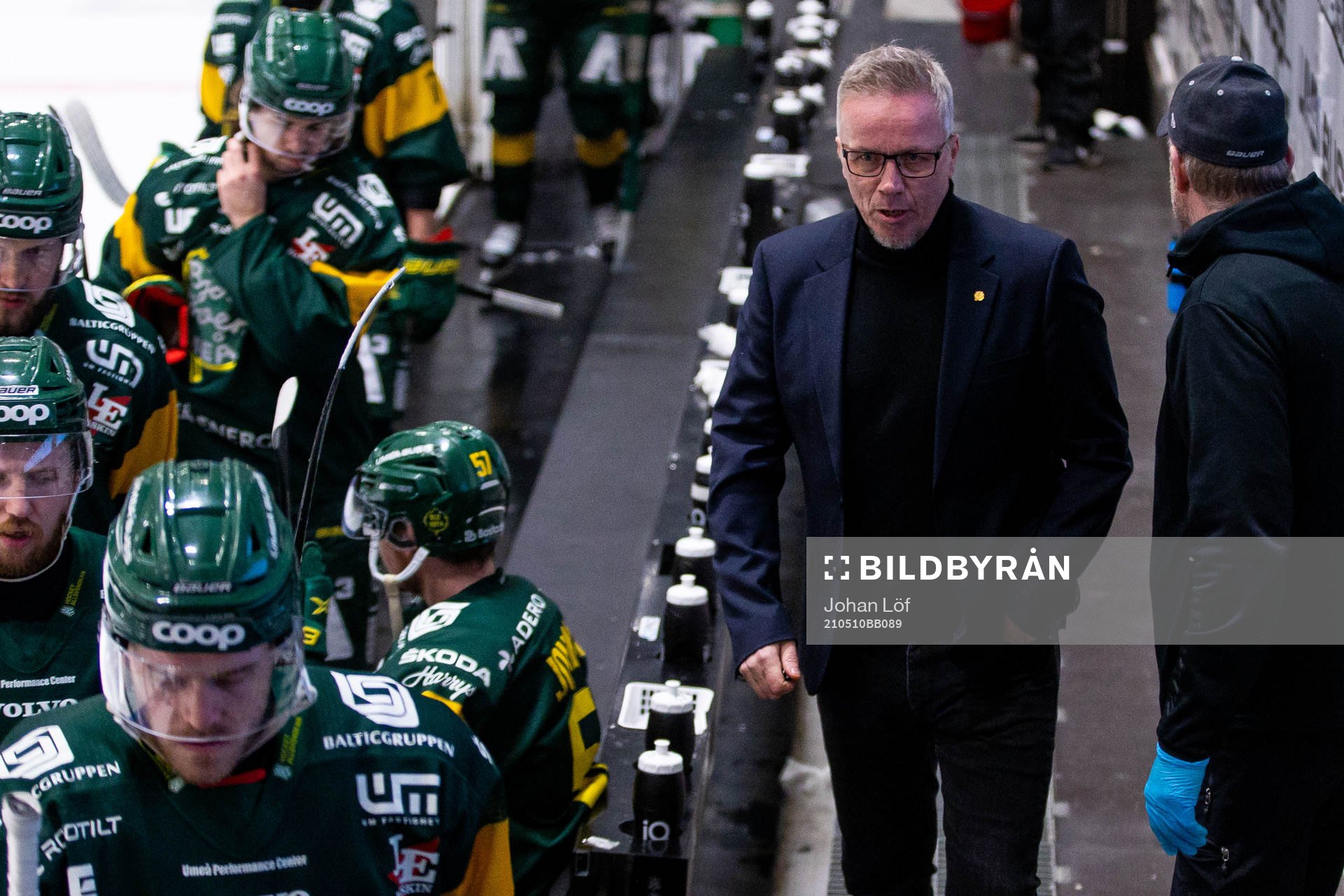Björklövens tränare Hans Wallson