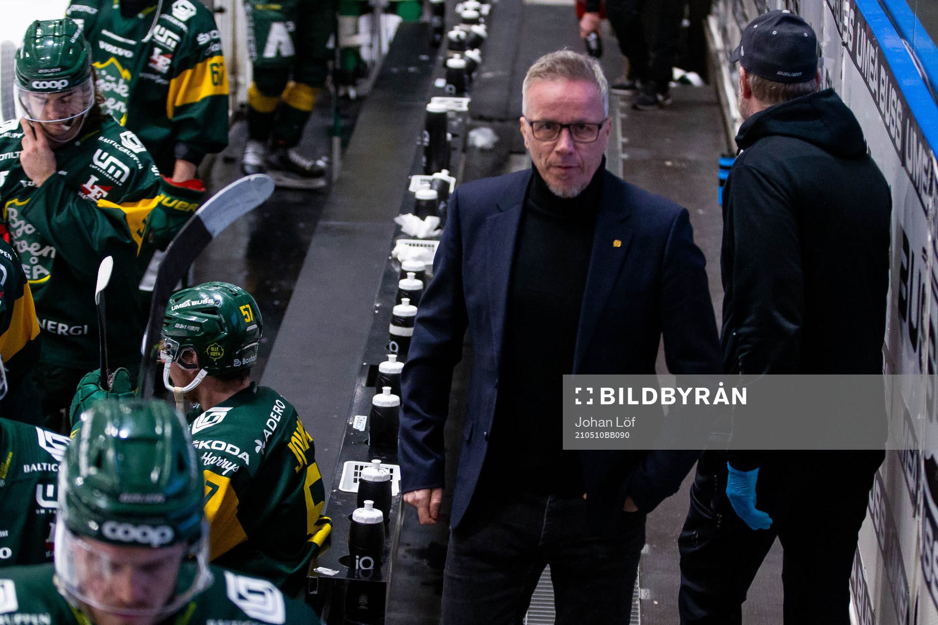 Björklövens tränare Hans Wallson