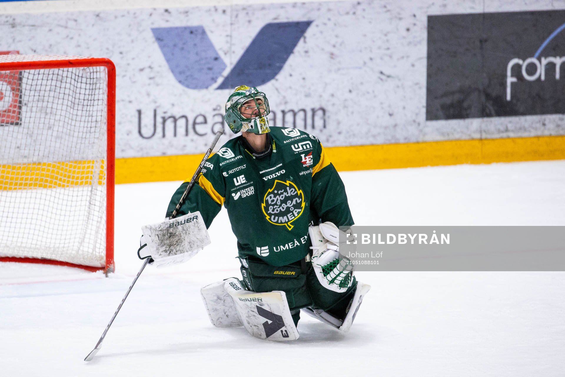Björklövens målvakt Kevin Poulin