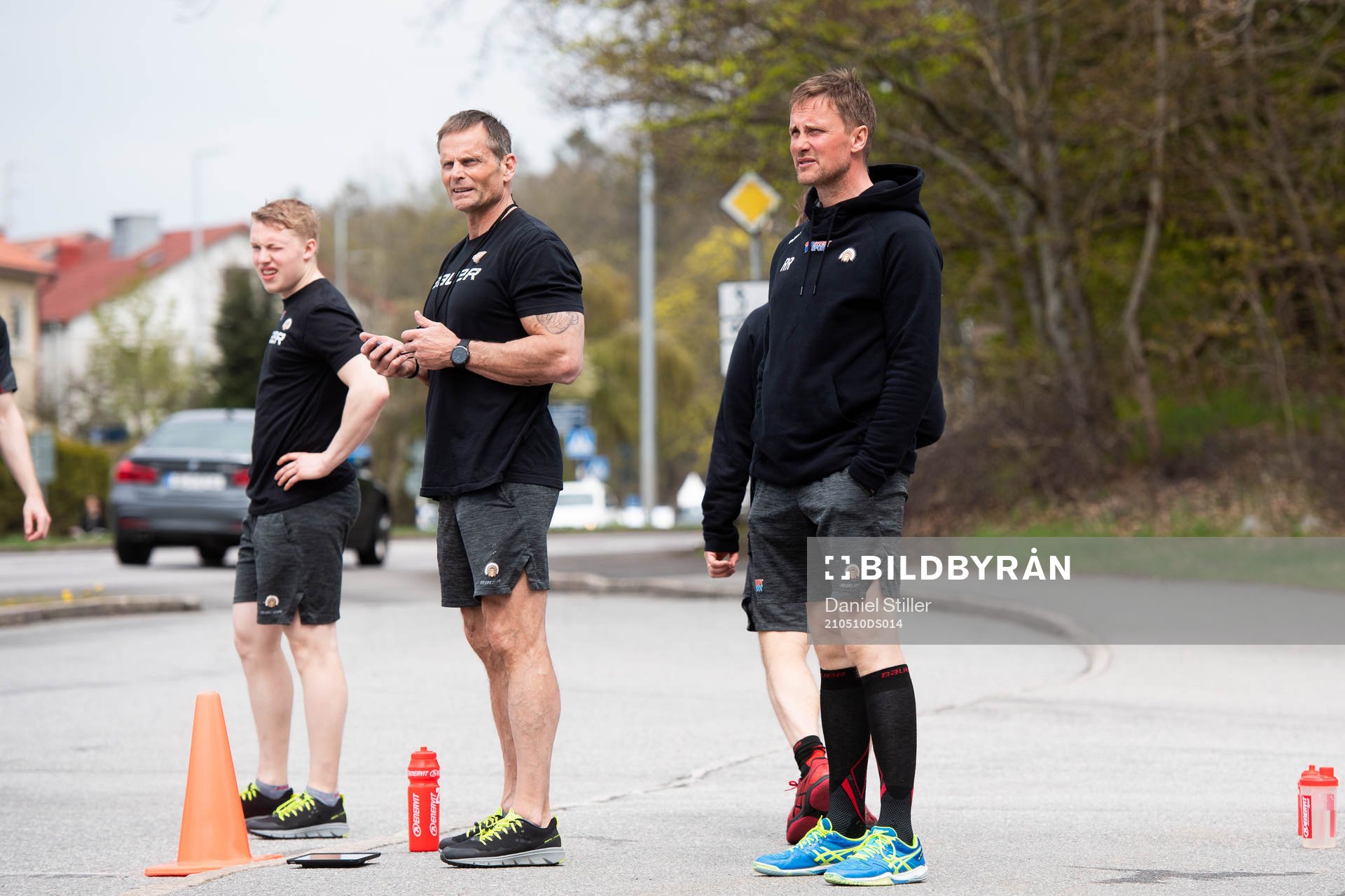 Fystränare Pär Edlund och tränare Roger Rönnberg