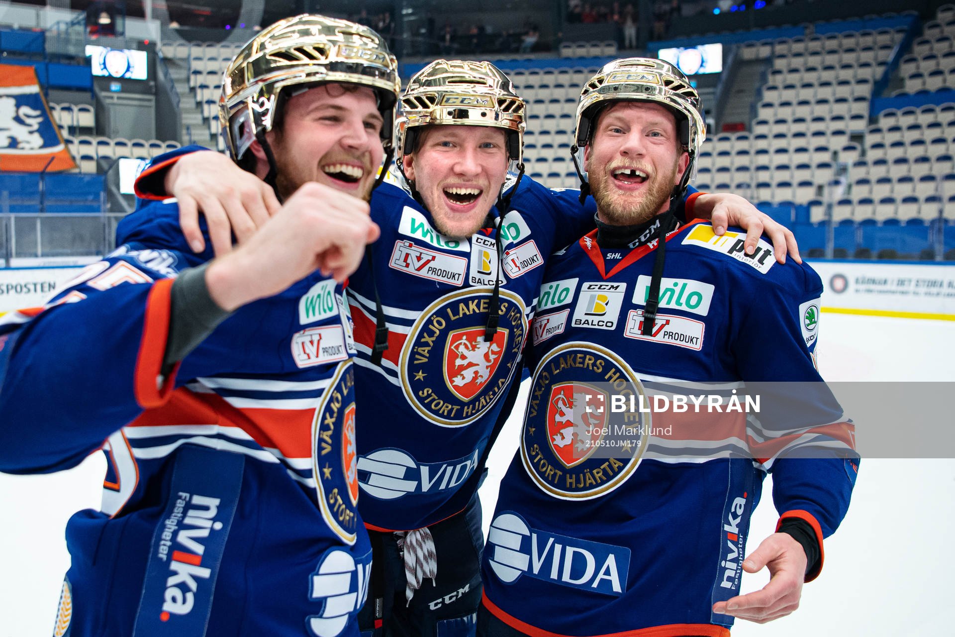 Växjös Linus Nässén, Marcus Sylvegård och Richard