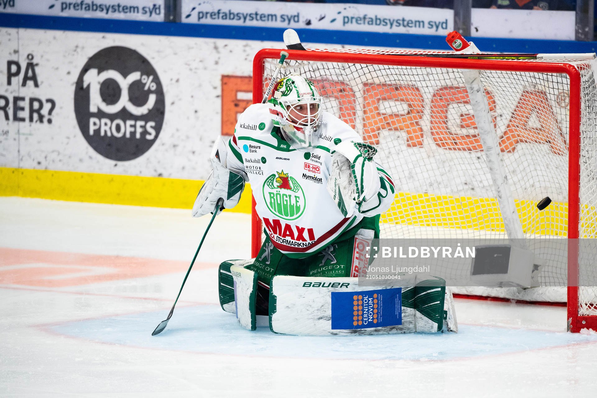 Rögles målvakt Johan Gustafsson släpper in 2-1