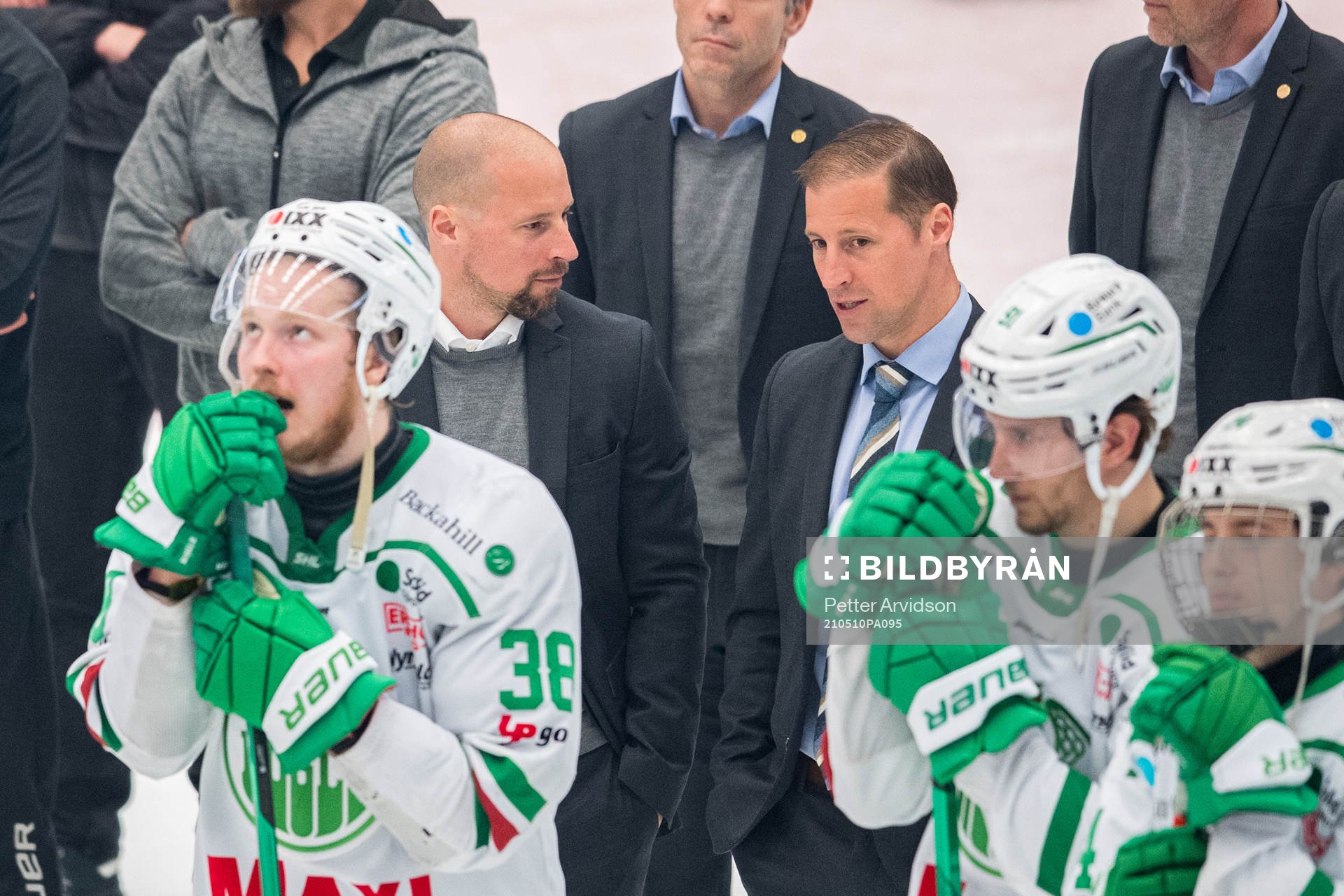 Rögles sportchef Chris Abbott och tränare Cam Abbott