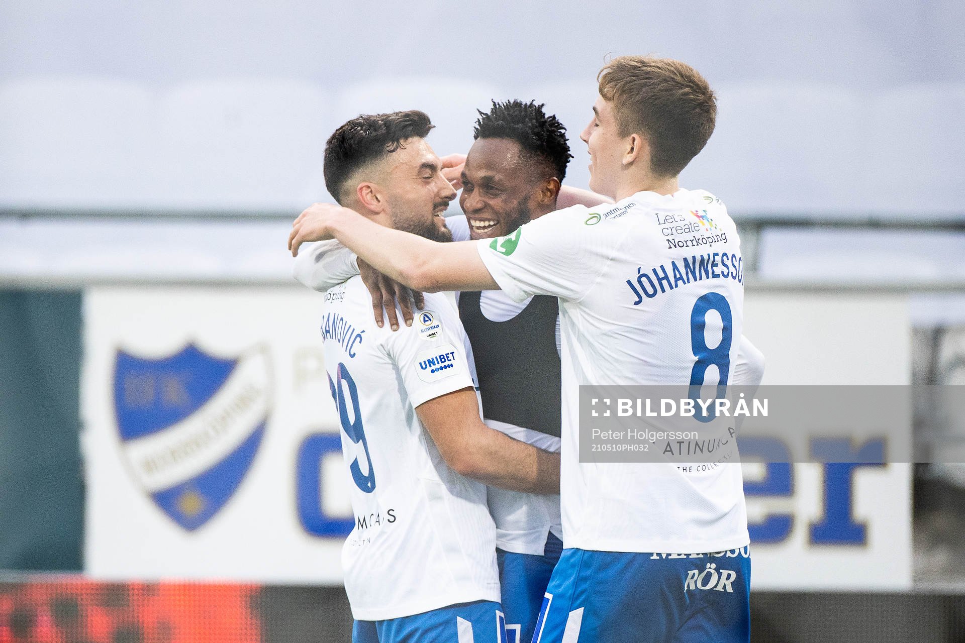 IFK Norrköpings Sead Haksabanovic, Samuel Adegbenro och
