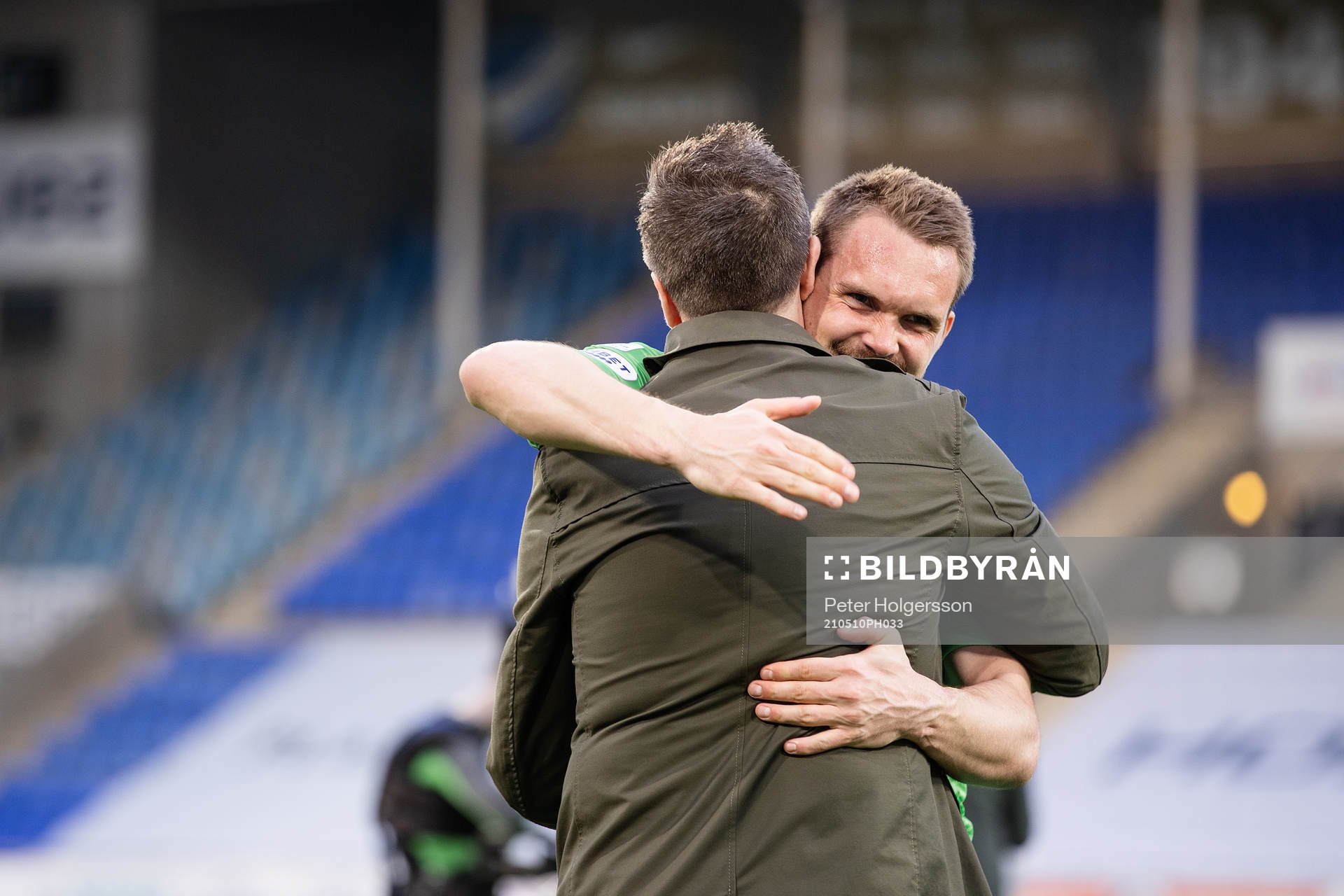 IFK Norrköpings tränare Rikard Norling  och målvakt