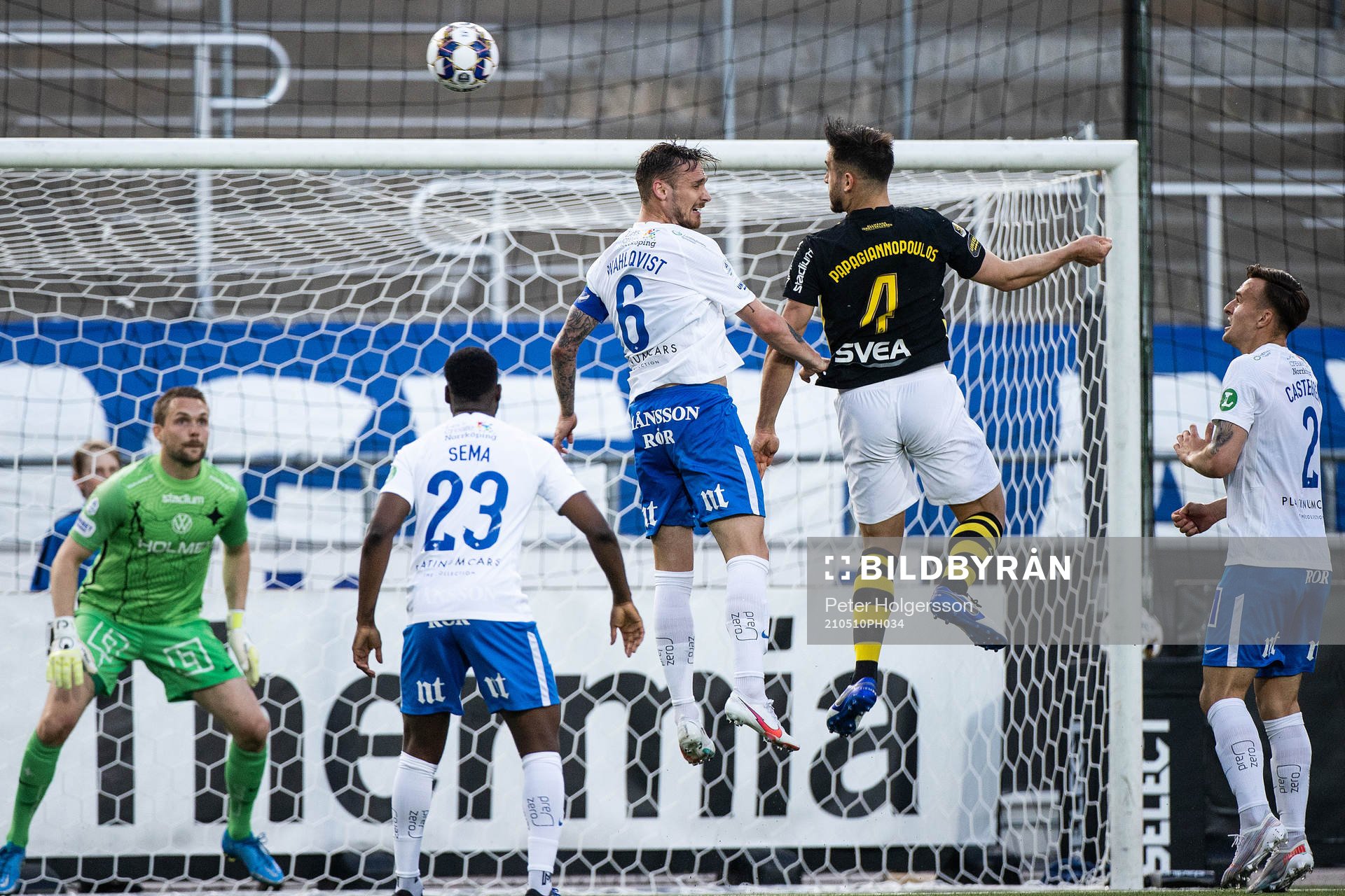 s Sotirios Papagiannopoulos och IFK Norrköpings Linus