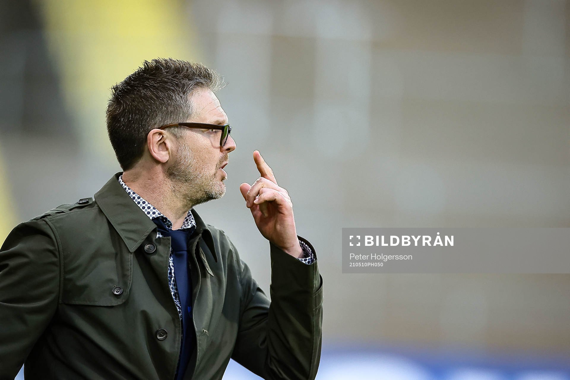 IFK Norrköpings tränare Rikard Norling  reagerar