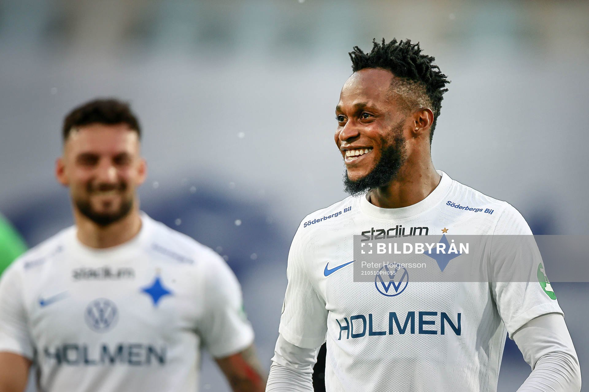 IFK Norrköpings Samuel Adegbenro jublar