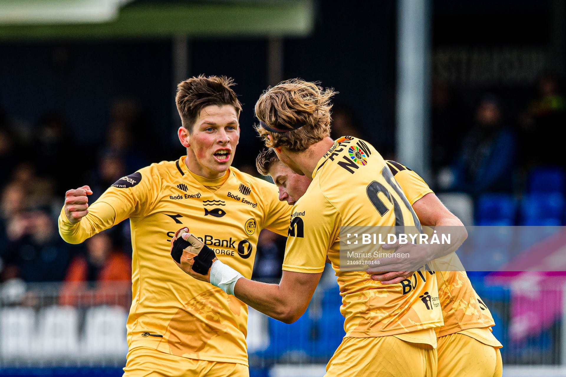 Sondre Sørli of Bodø/Glimt celebrates