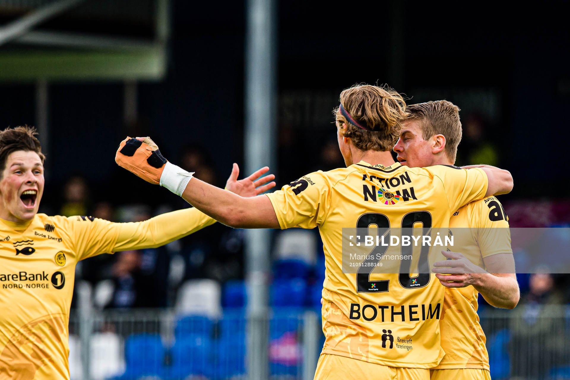 Sondre Sørli of Bodø/Glimt celebrates