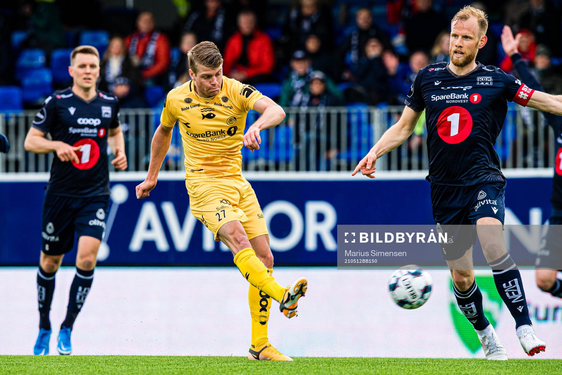 Sondre Sørli of Bodø/Glimt scores the 0-1 goal