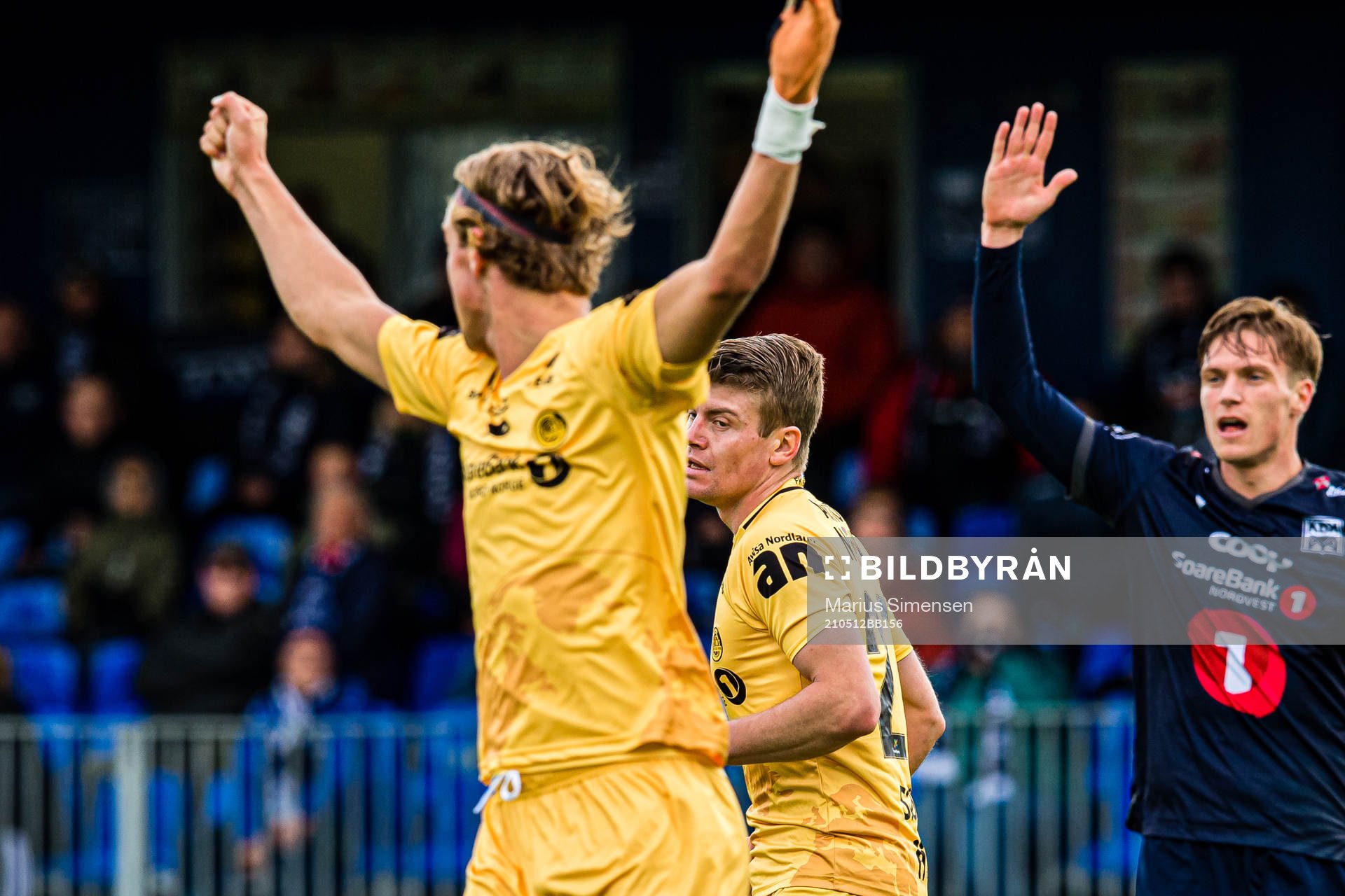 Sondre Sørli of Bodø/Glimt celebrates
