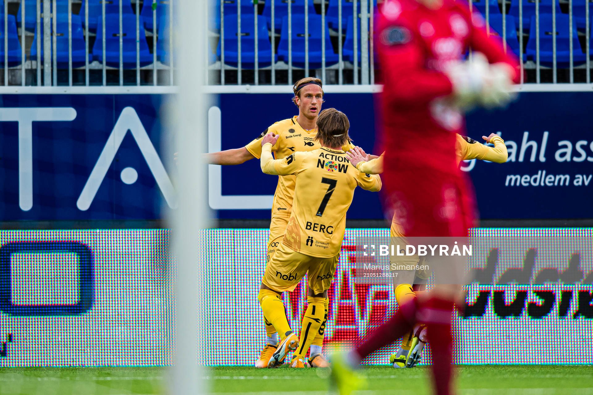 Erik Botheim of Bodø/Glimt celebrates