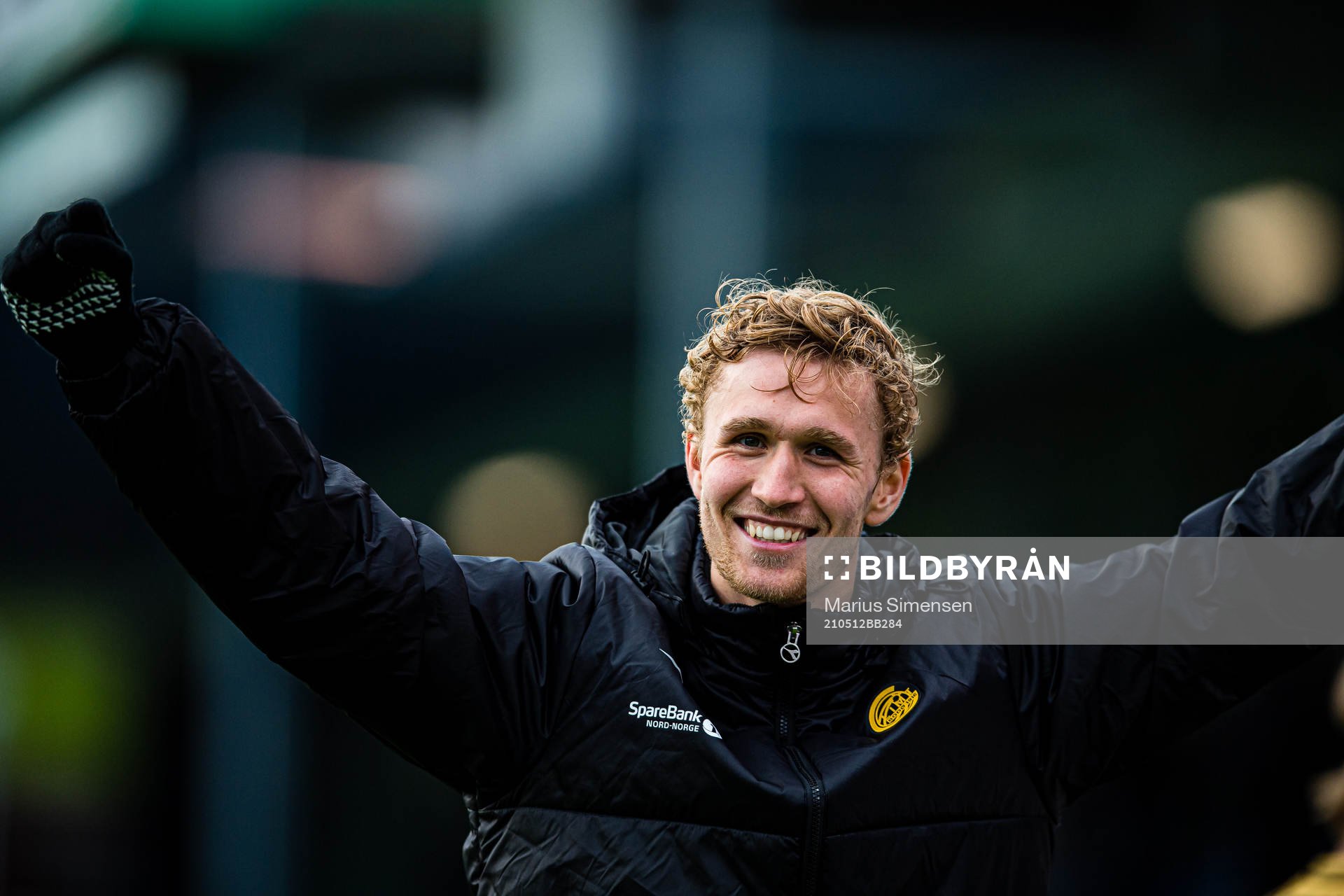 Ola Selvaag Solbakken of Bodø/Glimt celebrates