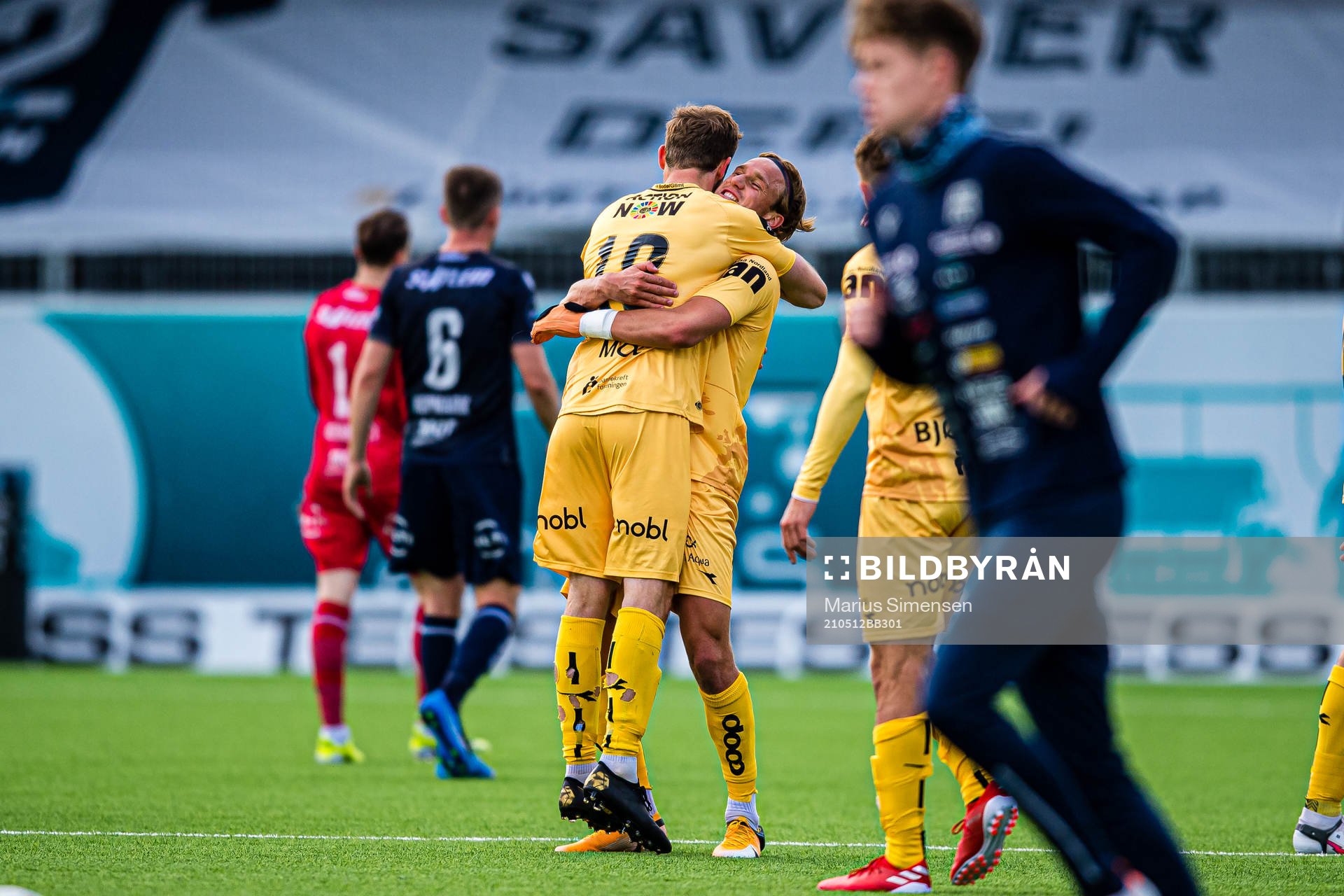 Brede Mathias Moe and Erik Botheim of Bodø/Glimt