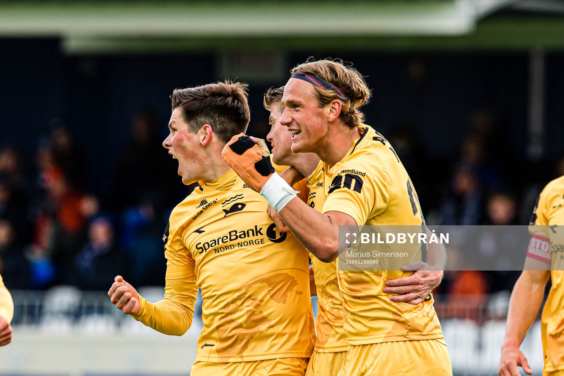 Sondre Sørli of Bodø/Glimt celebrates with Sondre