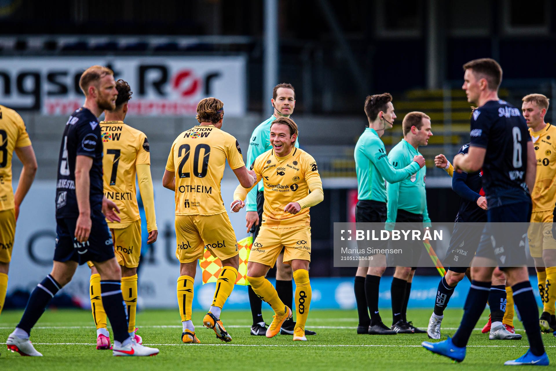 Erik Botheim and Fredrik André Bjørkan of Bodø/Glimt