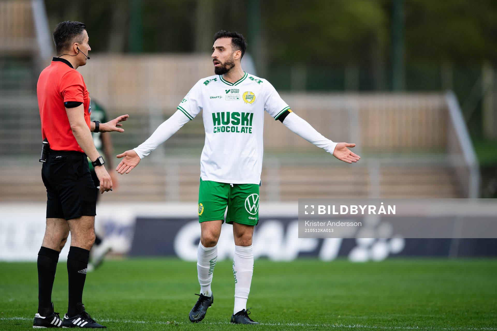 Hammarbys Abdul Khalili reagerar