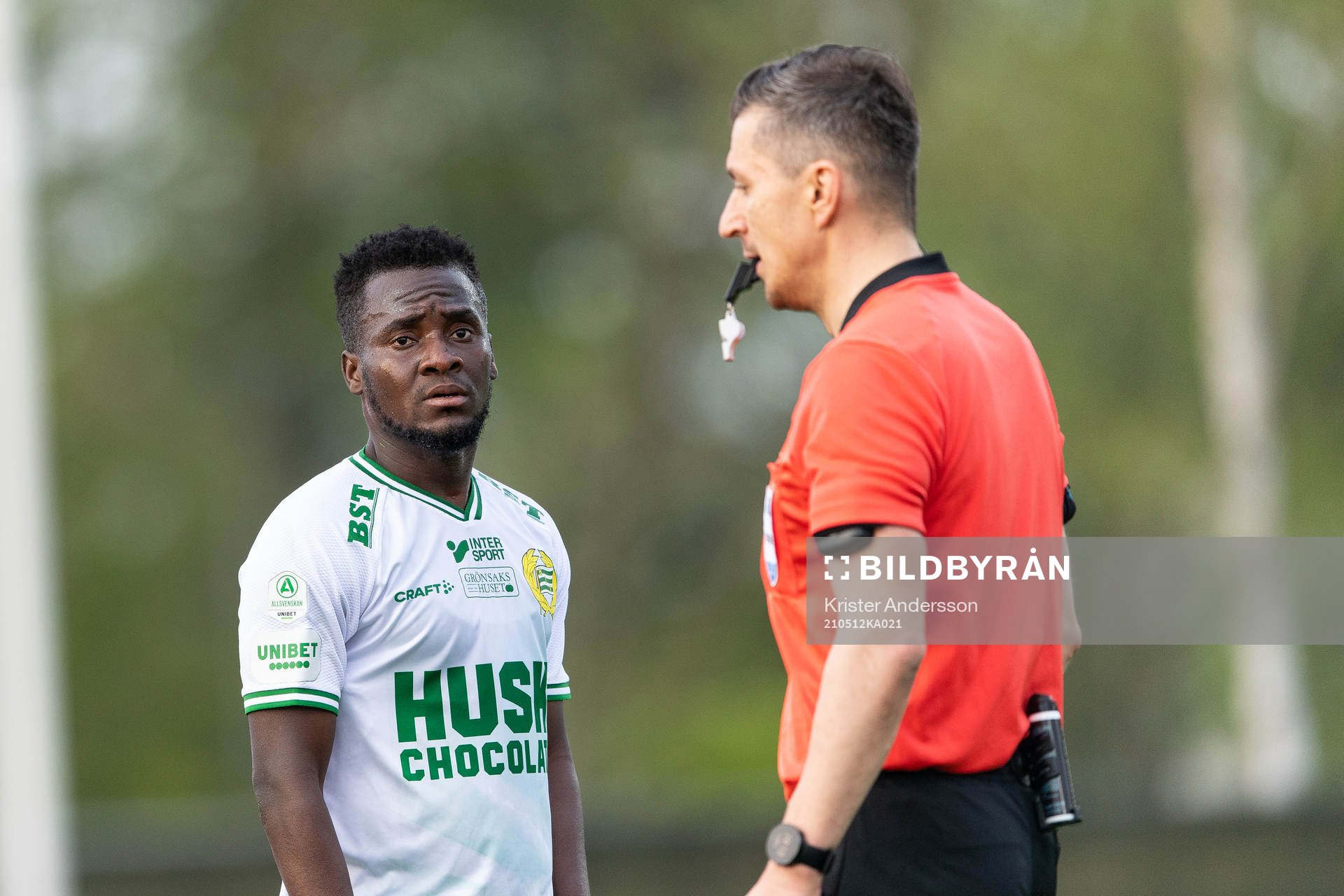 Hammarbys David Accam deppar