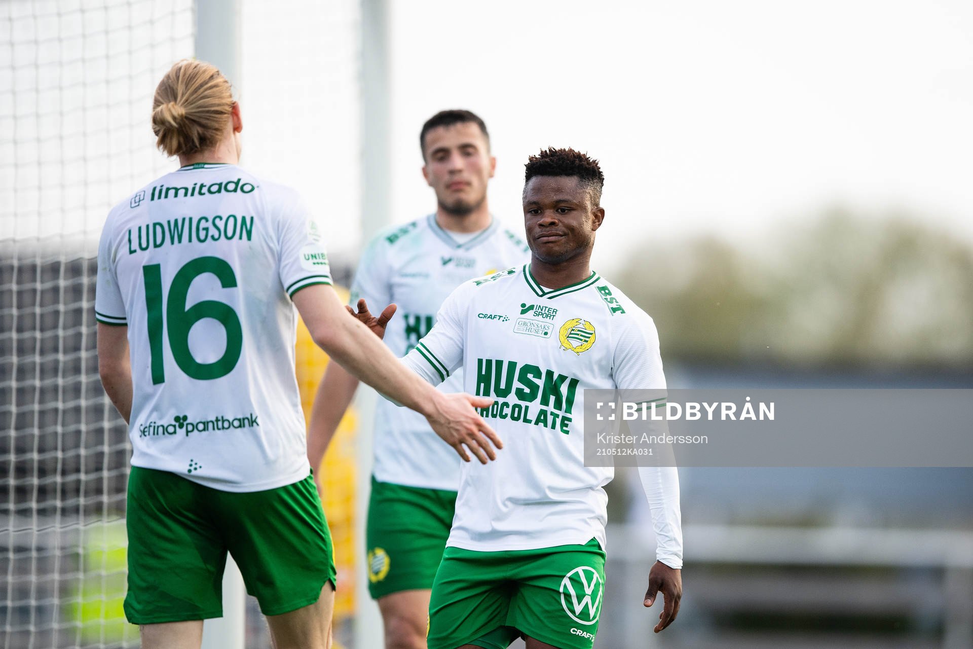 Hammarbys Akinkunmi Amoo jublar