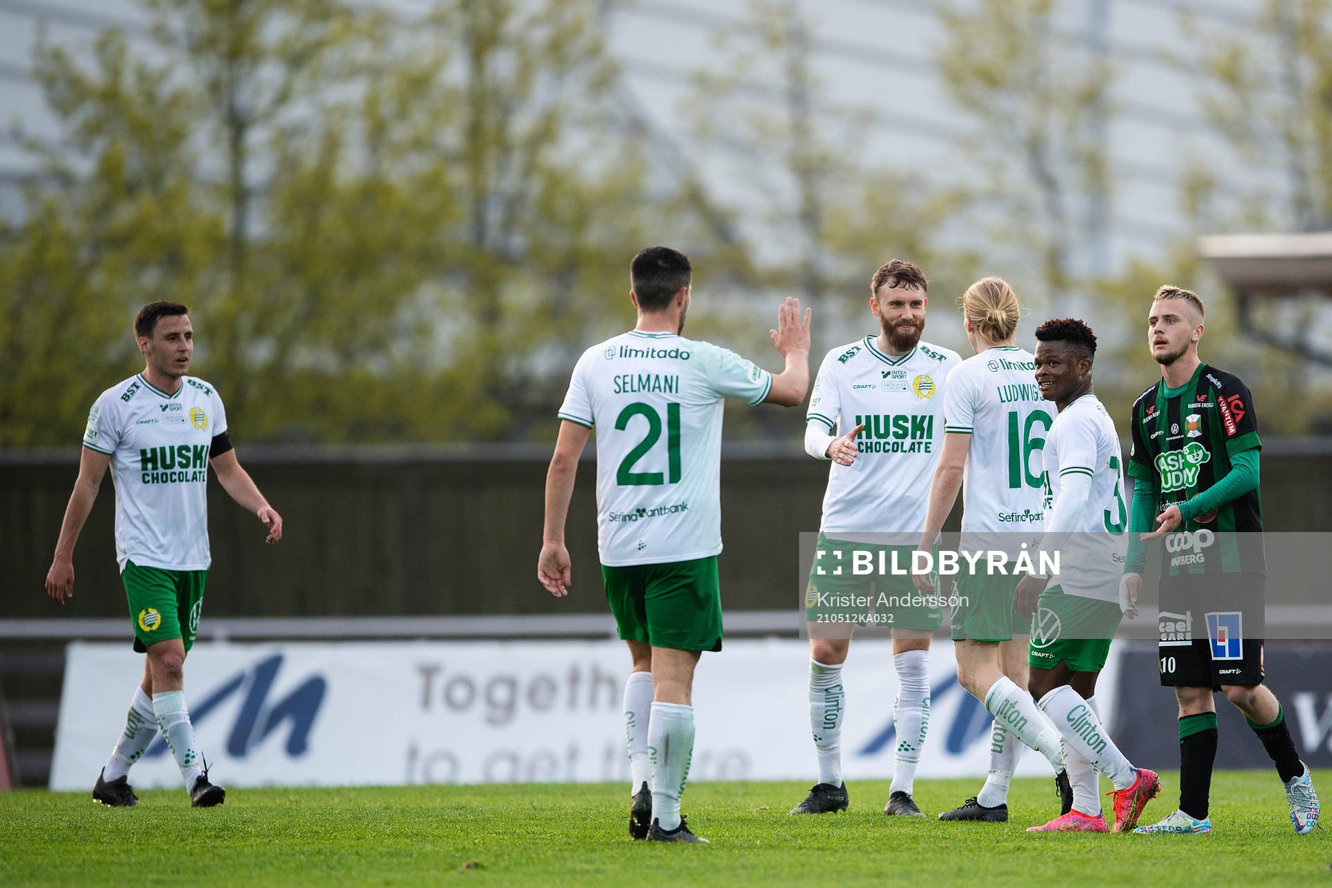 Hammarbys Mads Fenger Nielsen jublar