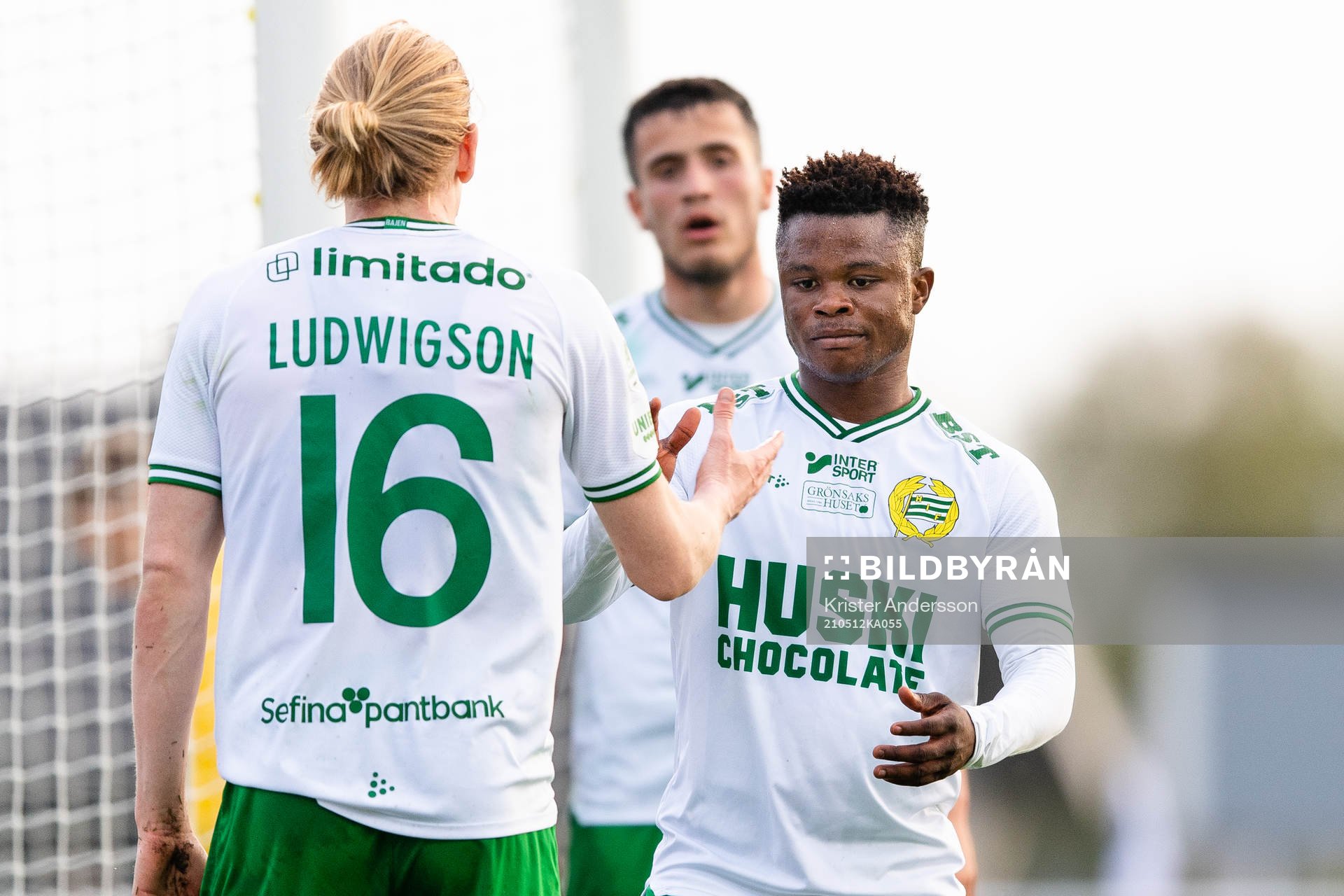 Hammarbys Akinkunmi Amoo jublar