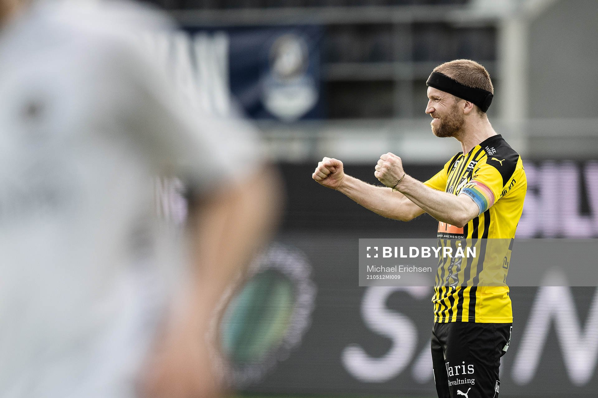 Häckens Rasmus Lindgren jublar