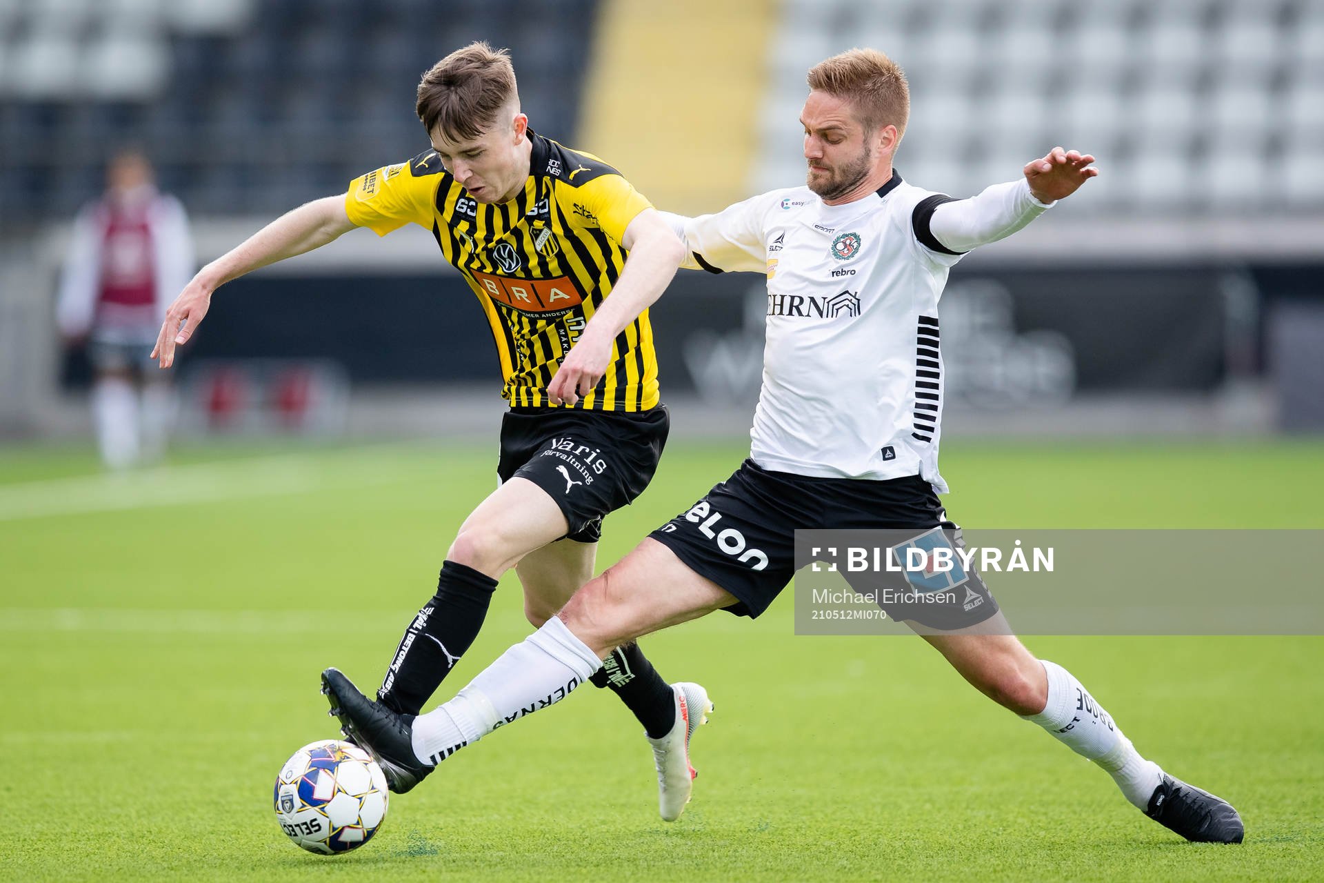 Häckens Patrik Wålemark och Örebros Johan Mårtensson
