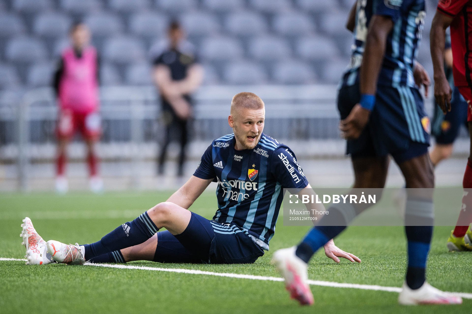 Djurgårdens Kalle Holmberg deppar