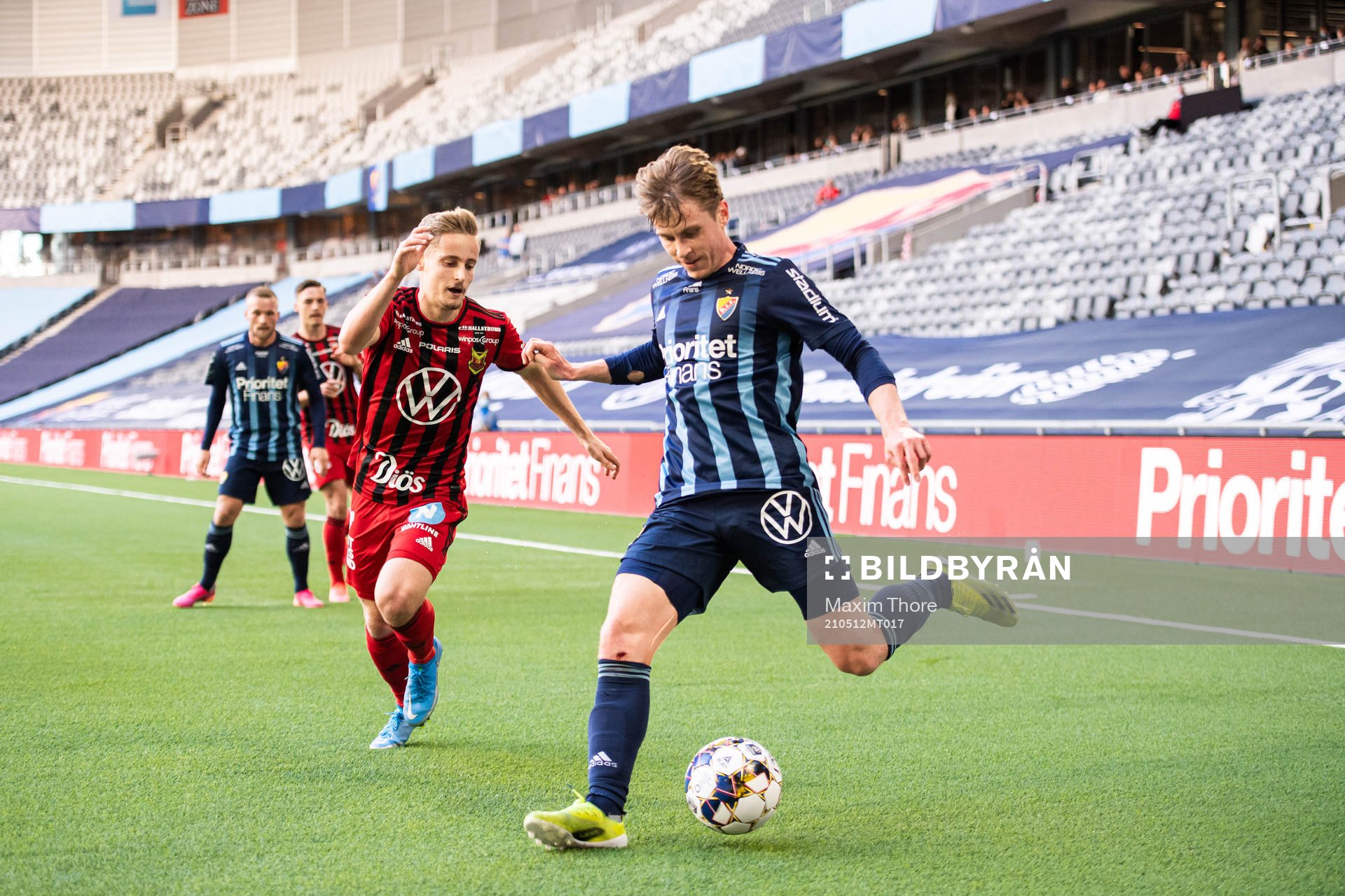 Östersunds Henrik Bellman och Djurgårdens Rasmus Schüller