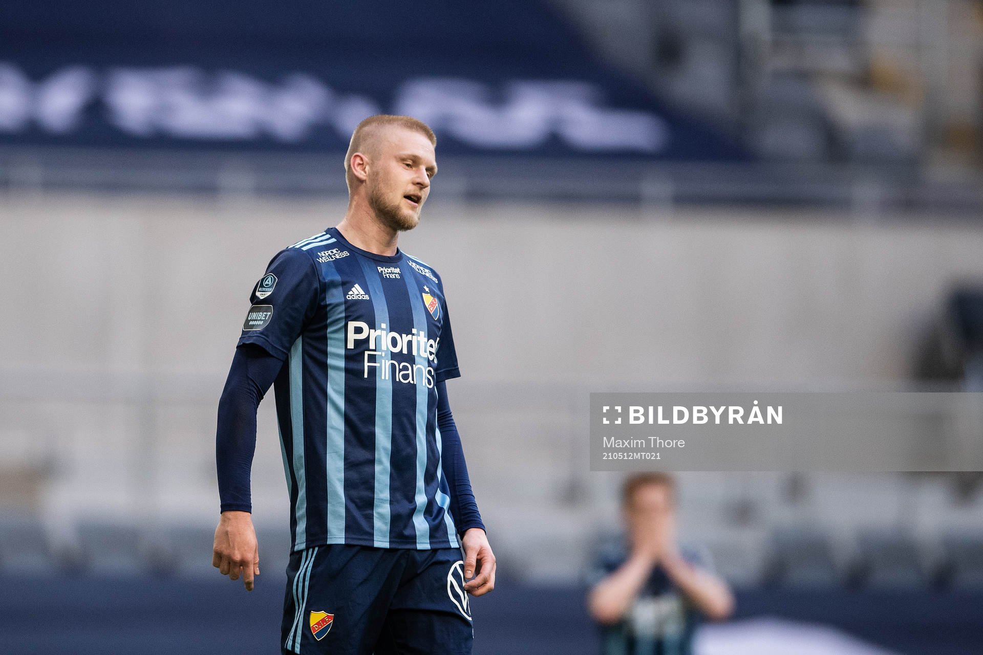 Djurgårdens Kalle Holmberg deppar