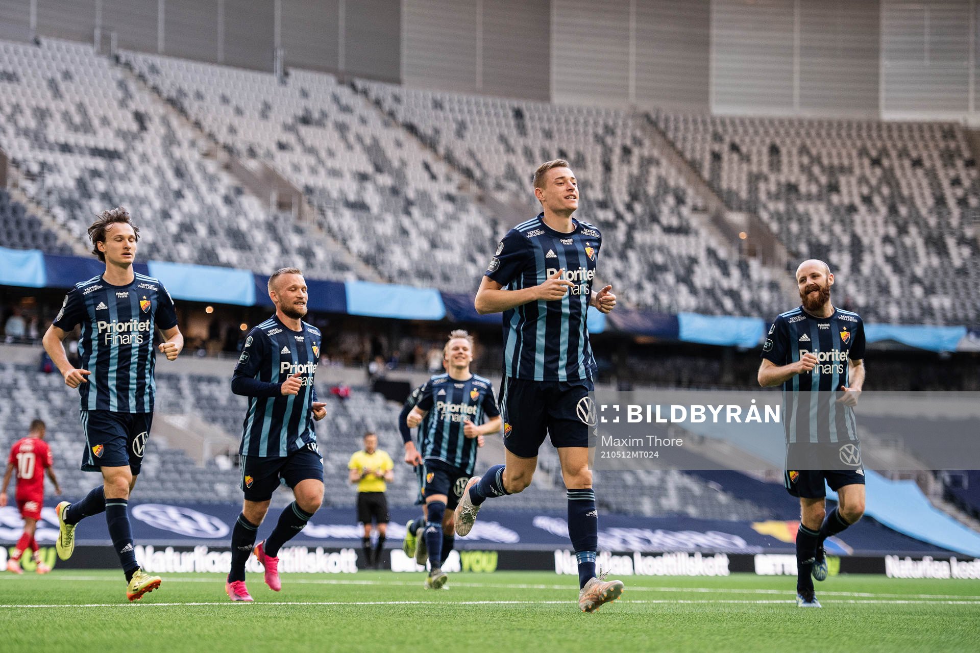 Djurgårdens Jesper Löfgren jublar