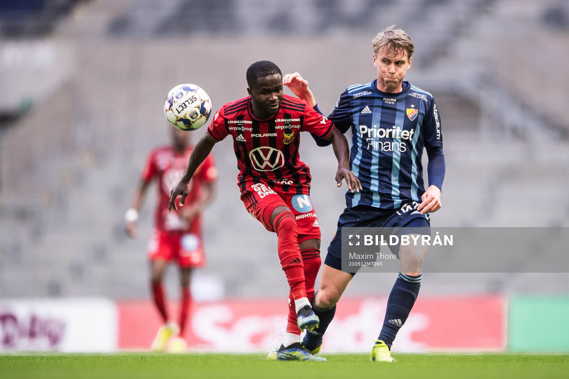 Östersunds Frank Arhin och Djurgårdens Rasmus Schüller