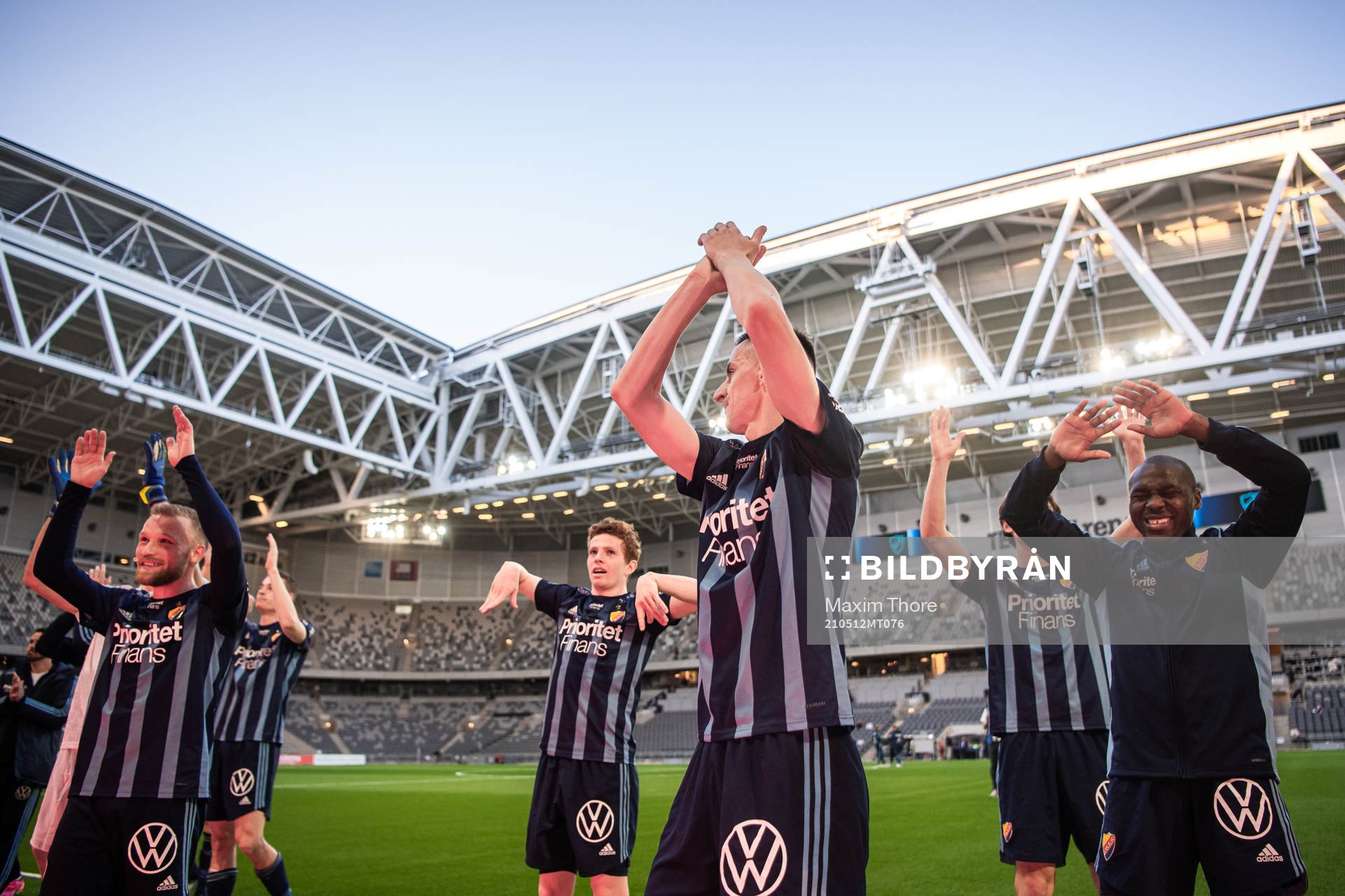 Djurgårdens Nicklas Bärkroth, Elliot Käck, Haris