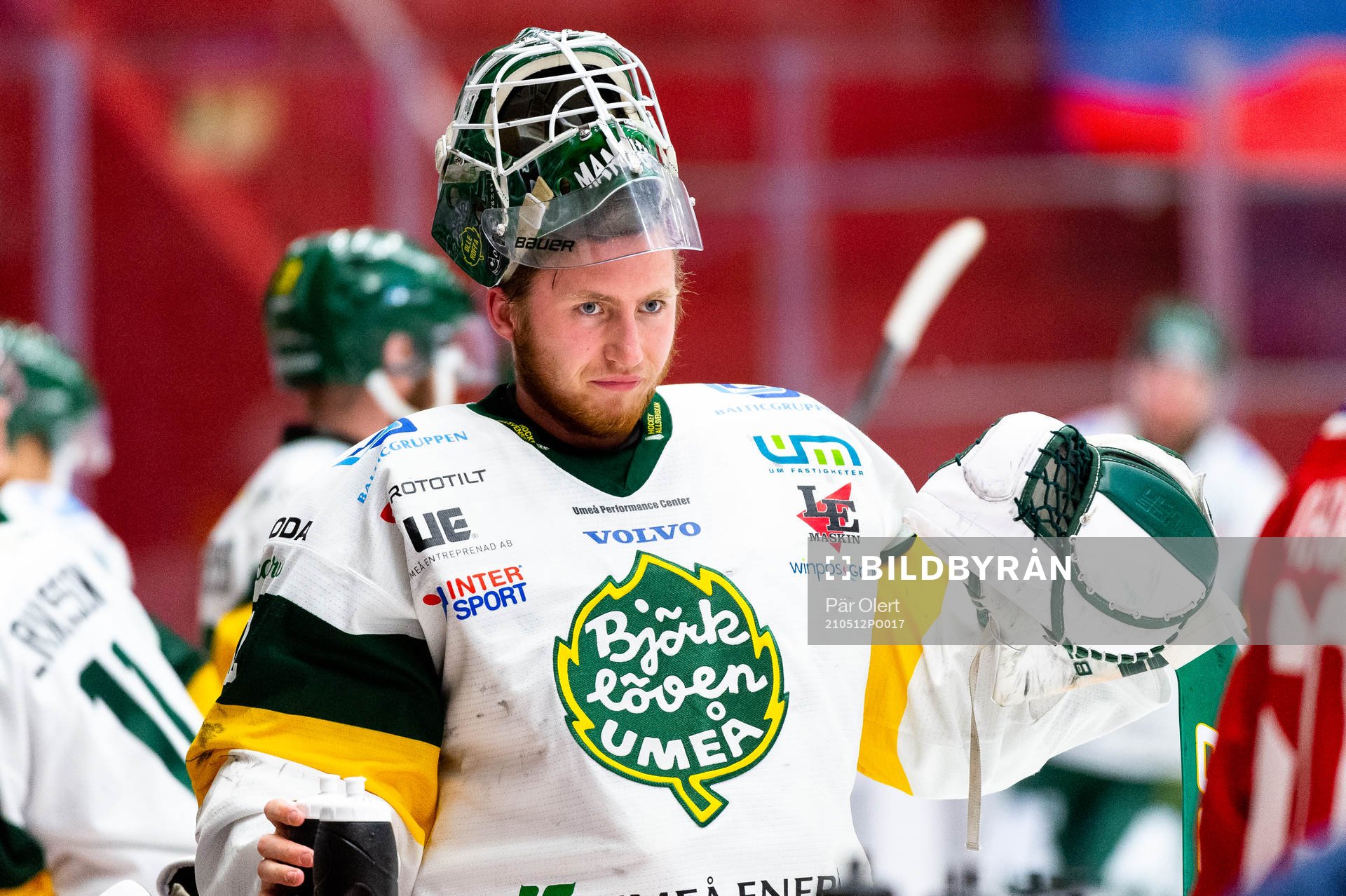 Björklövens målvakt Isak Mantler
