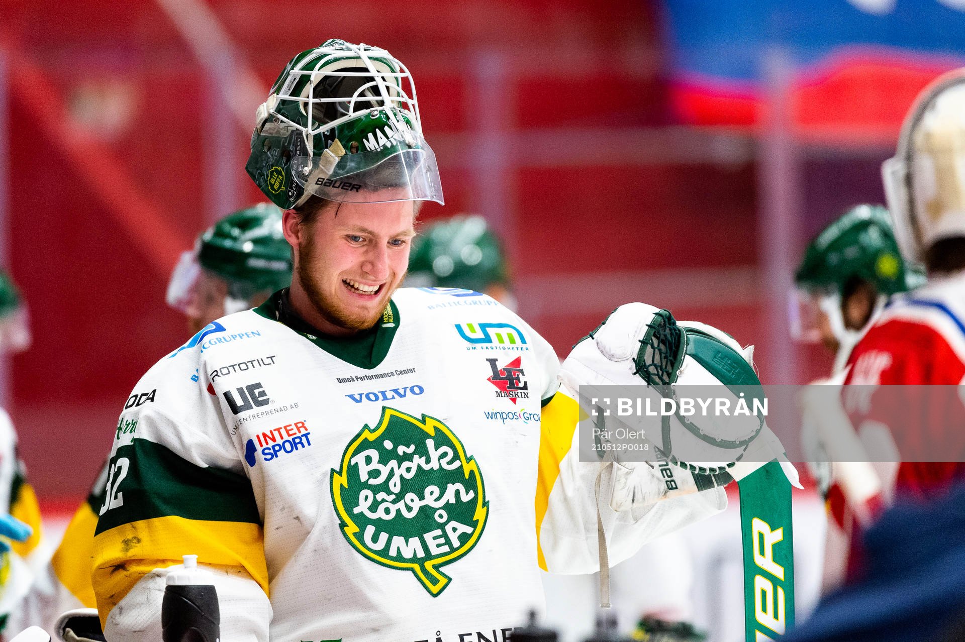 Björklövens målvakt Isak Mantler