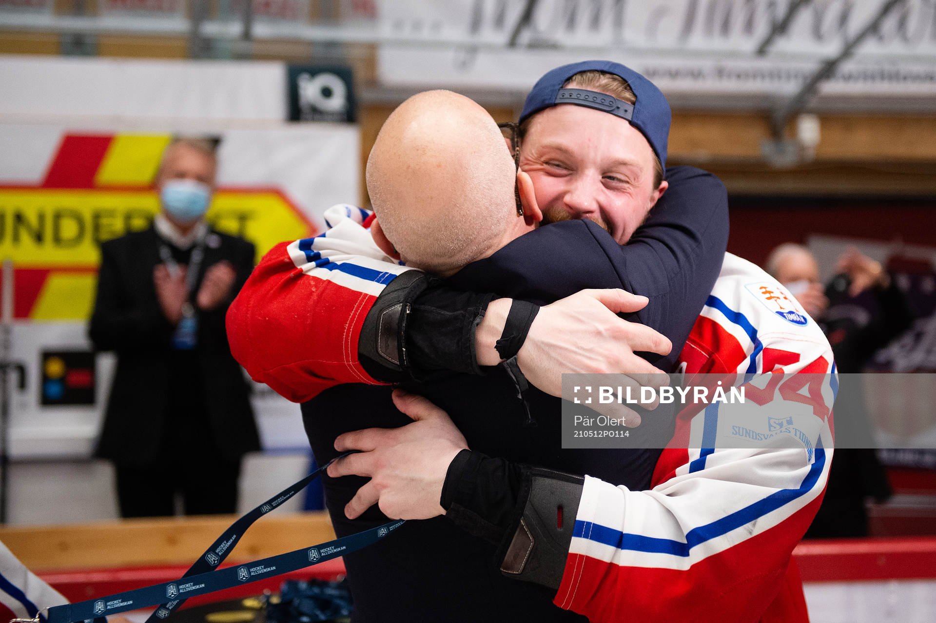 Timrås tränare Fredrik Andersson och Jonathan Dahlén