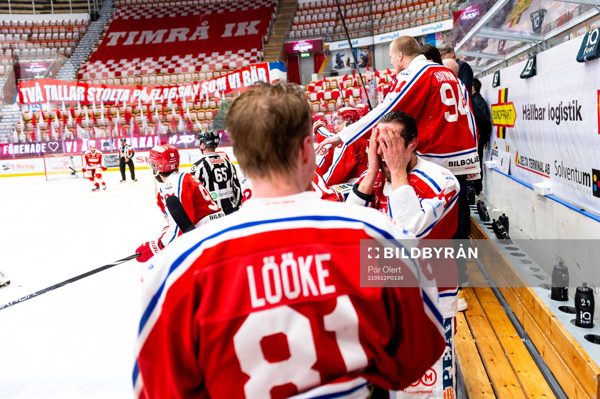 Timrås Jacob Blomqvist och Jens Lööke jublar