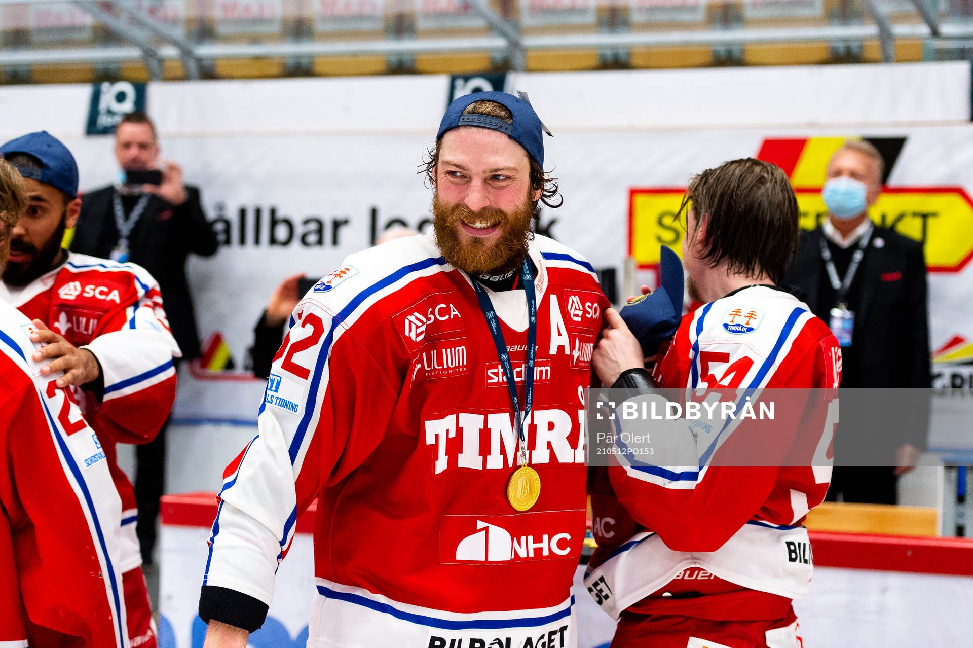 Timrås Christopher Liljewall jublar
