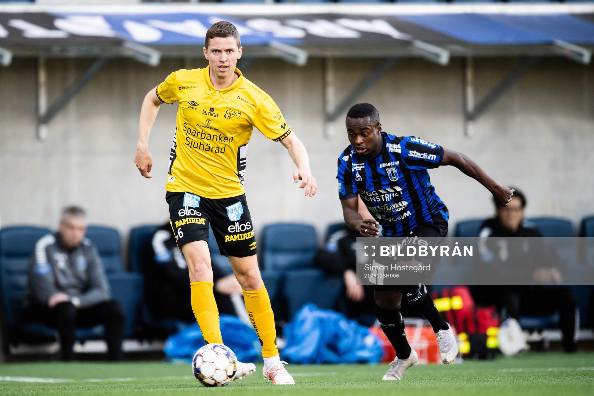 Elfsborgs André Rømer och Sirius Nahom Girmai Netabay