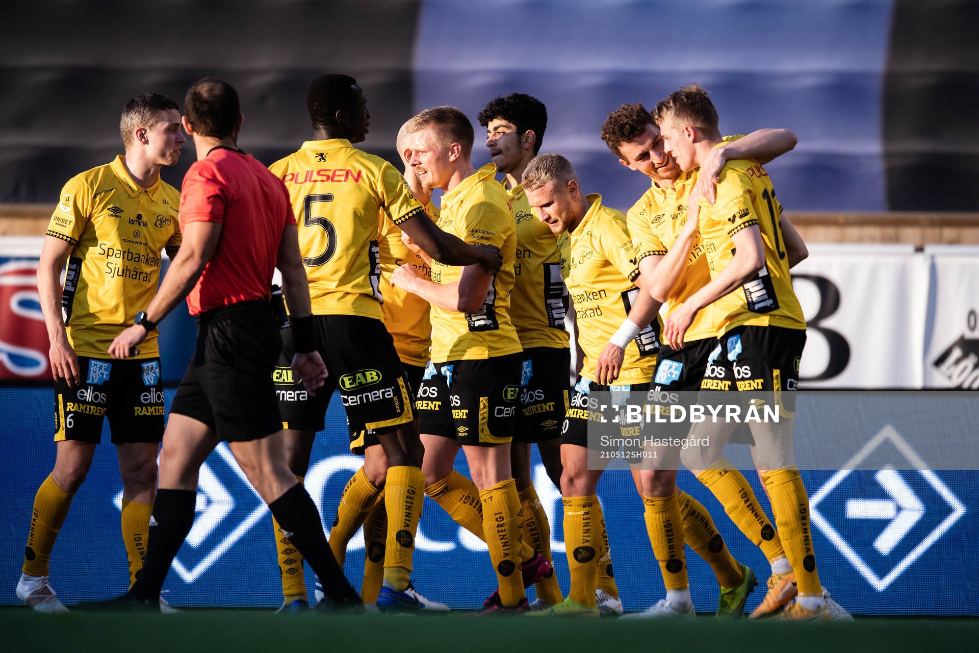 Elfsborgs spelare jublar