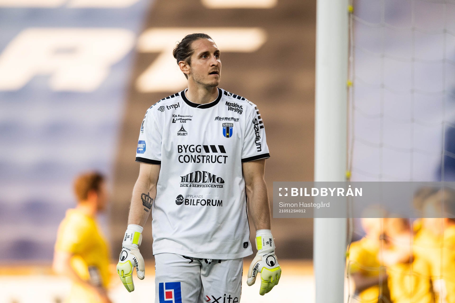 Sirius målvakt David Mitov Nilsson deppar