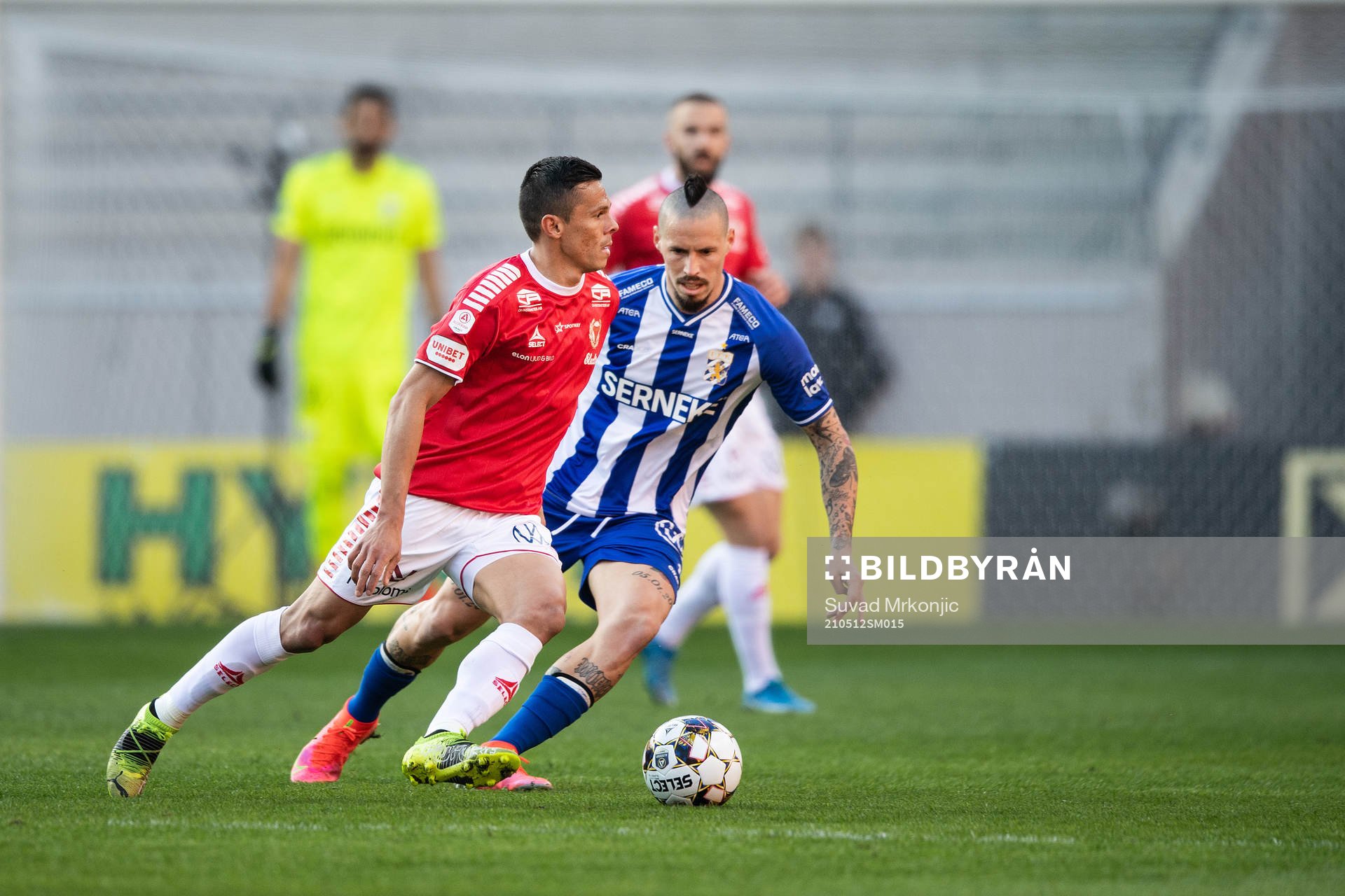 Kalmars Romario Pereira Sipiao och IFK Göteborgs Marek