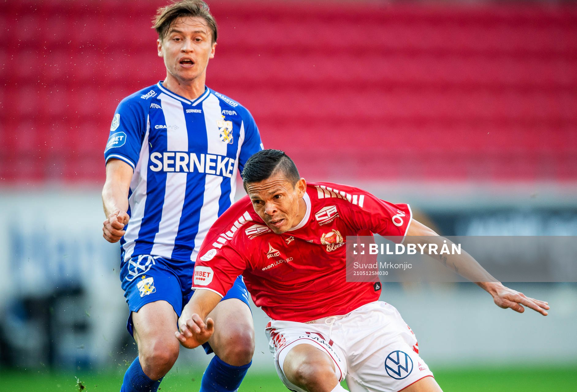 Kalmars Romario Pereira Sipiao och IFK Göteborgs Simon