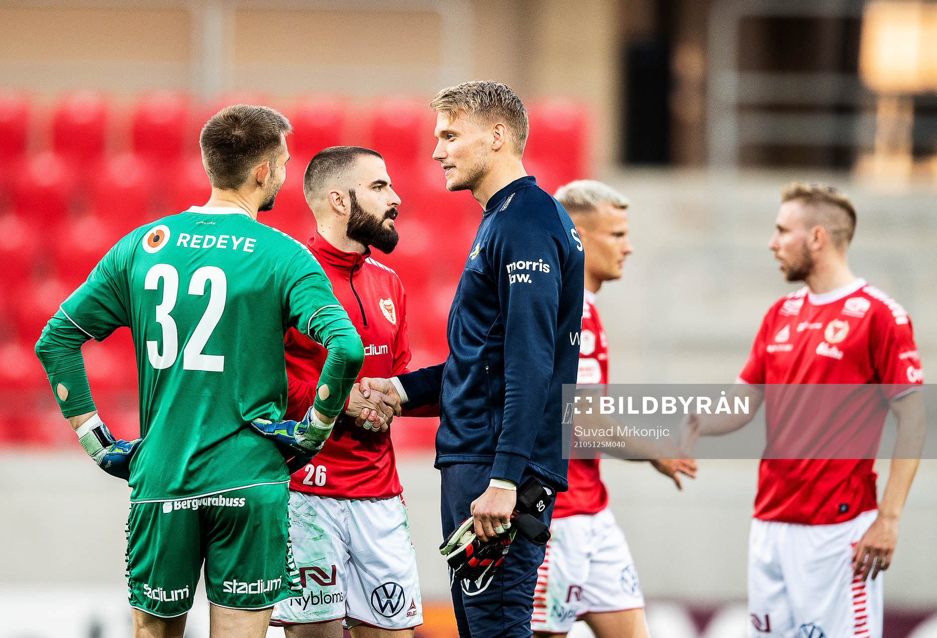 Kalmars målvakt Lucas Hägg Johansson och Filip